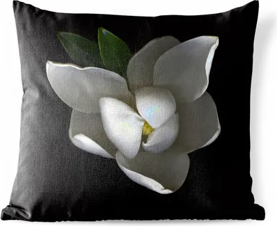 Produktbild von MuchoWow® Outdoor Kissen - Magnolie - Makro - Blumen - 40x40 cm - Wetterfest - Lounge Kissen - Kopfkissen - Interieur - Polster mit Bild