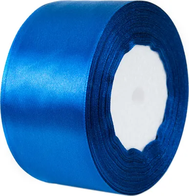 Zdjęcie produktu dla Dekolo satynowa kokardka ślubna satynowa wstążka prezentowa wstążka kokardka dekoracja urodzinowa 50mm x 32m rolka ciemnoniebieska