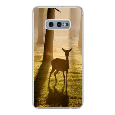 Produktbild von MuchoWow® Handyhülle Schutzhülle Hülle für Samsung Galaxy S10e Hirsche - Sonne - Bäume Silikon Softcase Handy Hülle - Handy