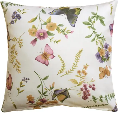 Produktbild von Kissen-Bezug Schmetterlinge Textil bunt 40x40 cm
