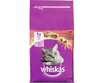 Immagine prodotto di Whiskas 3,8kgx3 Adulte 1+ Bœuf