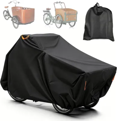 Produktbild von Fahrradschutzhülle 220 x 100 x 110 cm, für Dreiräder, 420D Oxford, wasserdicht