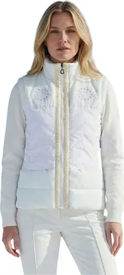 Productafbeelding van Desigual Edimburgo, witte winterjas zonder mouwen voor dames, maat L
