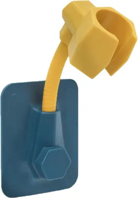 Produktbild von Duschhalterung, flexible, verstellbare Duschhalterung mit Vakuumspitze, verstellbare Duschhalterung, selbstklebende Duschkopfhalterung