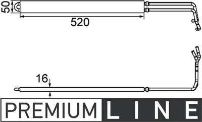 Zdjęcie produktu dla Chłodnica oleju układu kierowniczego MAHLE CLC 103 000P