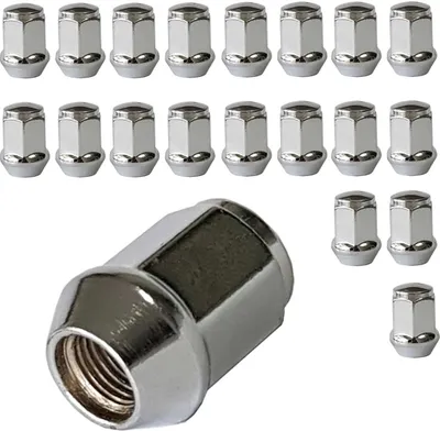 Image de 20x écrous de roue M12x1,25 60° cône fermé SW19 compatible avec Suzuki SX4 Baleno Grand Vitara Jimny Liana Swift SX4 Wagon R