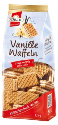 Produktbild von Schulte Vanille-Waffeln, 175g