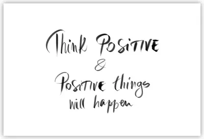 Produktbild von Poster - Poster ohne Rahmen - Motto Gedanke positiv - 91,5x61 cm - Wand Bild - Wanddeko - Wandbilder - Kunstposter - Wandposter - Bilder - Kunstdruck - Wanddekoration - Wandbild - P2XAA91x61-4162