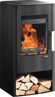 Produktbild von Kaminofen ROSENHEIM easy 297.15 - Stahl perl-schwarz 6 kW