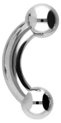 Produktbild von Bauchnabel-Piercing, Rook Piercing Chirurgenstahl Banane