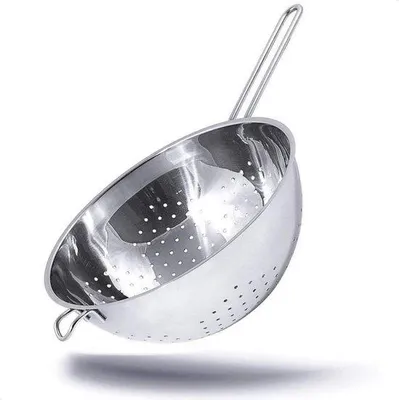 Image de Famanu Sieb en acier inoxydable, diamètre 24 cm, idéal pour de nombreuses utilisations en cuisine