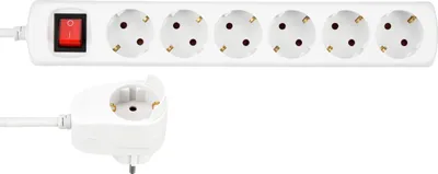 Produktbild von REV 0012692114, 2 m, Drinnen, Typ F, Type F (CEE 7/4), Unmanaged, Weiß