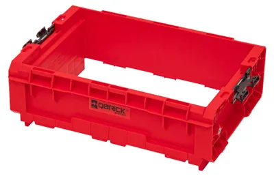 Zdjęcie produktu dla Qbrick System PRO Box Extender 2.0 RED ULTRA HD Niestandardowe rozszerzenie obudowy 450 x 310 x 151 mm 9 l z możliwością sztaplowania