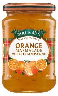 Produktbild von MACKAYS Orangenmarmelade mit Champagner, 340g