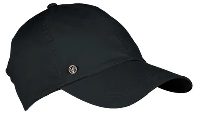 Loevenich federleichte Baseball-Cap reine Baumwolle Zugband in schwarz