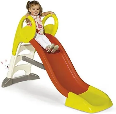 Image de Toboggan pour tout-petits de 2 ans, blanc, rouge et jaune, 159 cm