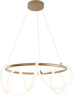 Produktbild von ZUMALINE LED-Pendelleuchte 4700 lm 3000+4000+6000K Gold BALBO 20006PL-GD