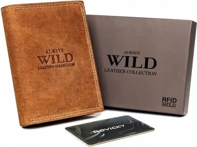 Obrázok produktu pre Always Wild Pánska peňaženka Leltesrual svetlo hnedá Universal