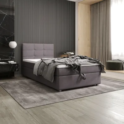 Obrázek produktu pro Jednolůžková postel 120x200 STIG 7 s úložným prostorem - šedá