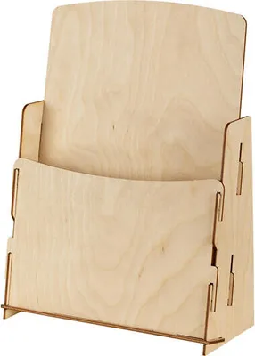 Produktbild von Vorteilspack 5x Prospektständer aus Holz DIN A5