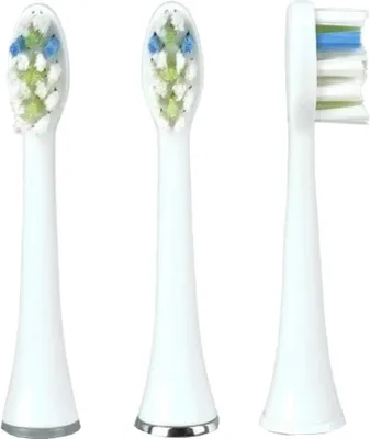 Image de Tête de remplacement pour la brosse à dents Huslog sonic blanc