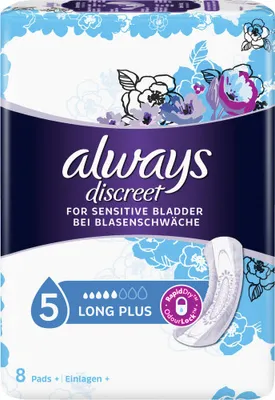 Produktbild von Always Discreet Inkontinenz Long Plus (8 St)