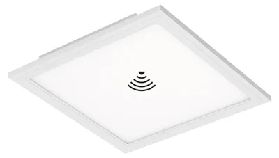 Productafbeelding van BRILONER LED-paneel, met bewegingsmelder, schemersensor, bereik van 10 meter, timerfunctie, wit, 29,5 x 29,5 x 5,5 cm
