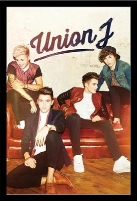 Image de Union J - Poster - Sofa + cadre interchangeable, Shinsuke® Maxi MDF noir, vitre acrylique