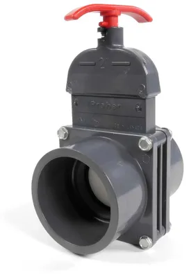 Produktbild von PVC Absperrschieber beidseitig Ø 63 mm Klebemuffe