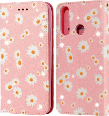 Produktbild von König Design Hülle kompatibel mit Huawei Y6p Kunstleder Handyhülle - Handy Case Rosa