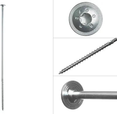 Produktbild von Tellerkopfschrauben Verzinkt Torx 8 x 360 mm - Schachtel 50 Stück