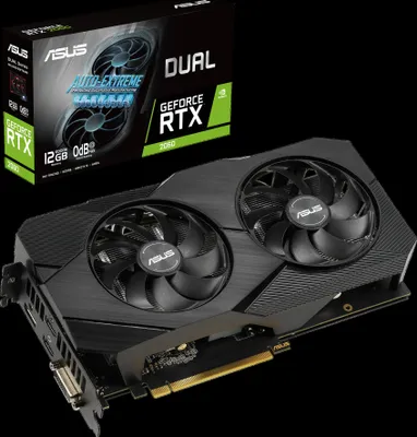 Produktbild von ASUS DUAL-RTX2060-12G-EVO - Grafikkarten - GF RTX 2060
