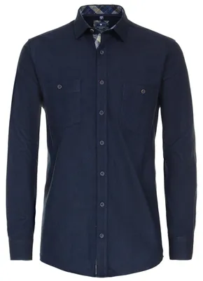 Productafbeelding van REDMOND Langarmshirt, marineblauw, moderne pasvorm