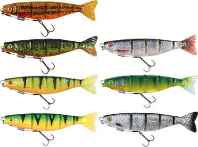 Produktbild von Fox Rage Pro Shad Jointed Loaded 14cm 31g - montierter Gummifisch, Farbe:UV Pike