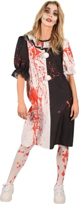 Produktbild von Horrorclown Kostüm für Damen Größe: M-L