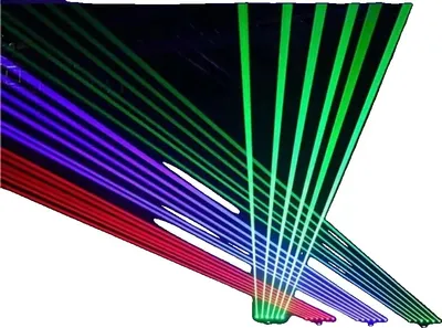 Obrázek produktu pro DJ laserový projektor, 6X500mW laser, ovládání DMX, RGB 3IN1