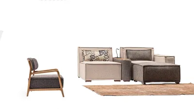 Produktbild von Modulares Sofa Individualsofa Modularcouch Couch Sofa Sitzlandschaft 3tlg.