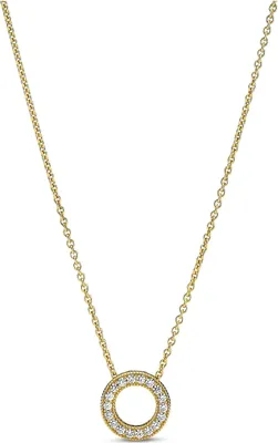Produktbild von Pandora Logo Pavé-Kreis Halskette 367436C01-45 Damenhalskette