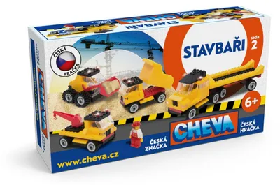 Obrázok produktu pre Stavebnica Cheva set 2 Builders plast v krabici 35x19x9 cm