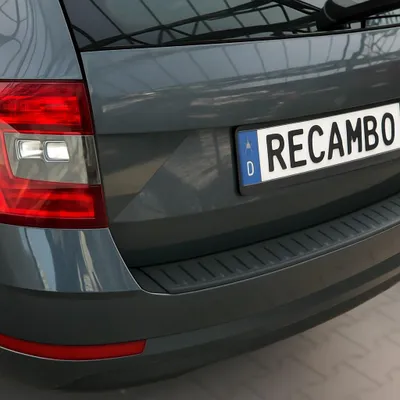 Immagine prodotto di Protezione per il bordo del bagagliaio in ABS, compatibile con Skoda Superb II Station Wagon | Anni di produzione 2010-2015