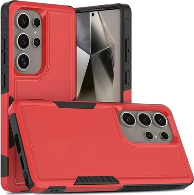 Immagine prodotto di Custodia per Samsung Galaxy S25 Ultra - Cover posteriore Phonesta ImpactShield - Rosso