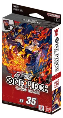 Immagine prodotto di Mazzo di partenza One Piece Card Game ST-35 Rosso/Nero Sabo