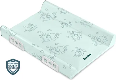 Produktbild von SENSILLO Sicherheitssystem Versteifter Wickeltisch, 70 cm - Reisen - Mint Submarine