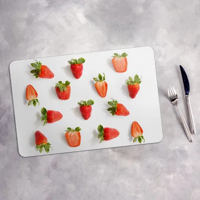 Produktbild von Tischset 6x45x30 cm Platzset Tischmatte Platzmatte Untersetzer - Farbige Früchte
