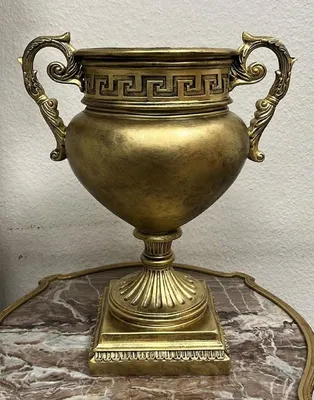 Produktbild von Casa Padrino Barock Deko Vase Antik Gold H. 50 cm - Prunkvolle Barockstil Blumenvase - Deko Accessoires im Barockstil