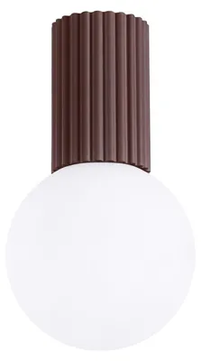 Produktbild von Deckenleuchte HALO braun IP44 1xG9 8W Aluminium/Glas 21x12x12cm Sollux Lighting