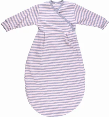 Produktbild von Popolini Innenschlafsack -BW Gr. 74/80 Ringel Rosa-Grey