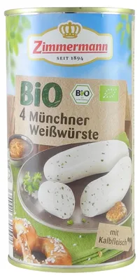 Produktbild von Münchner Weißwürste (4 Stück / 250 g)