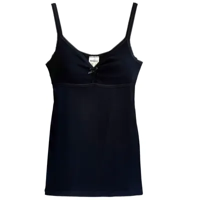Produktbild von HERMKO 175803840 Damen BH-Hemd Unterhemd mit schmalen Trägern, Farbe:schwarz, Größe:56/58 (XXXL)