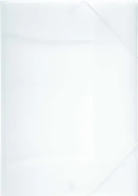 Produktbild von Gummizugmappe Lucy Colours A3 PP mit 3 Klappen transparent Packung mit 8 Stück